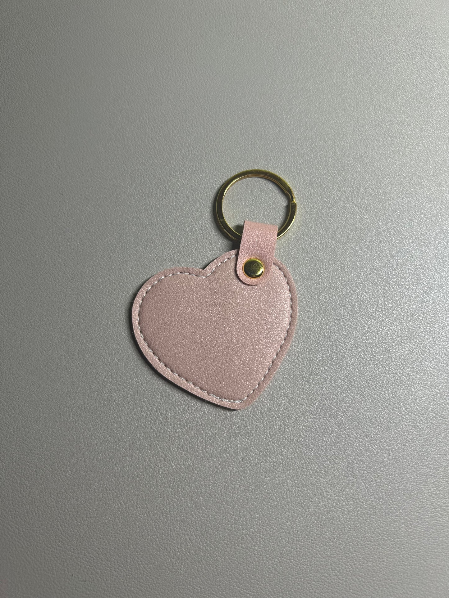 Pink Heart Keyring